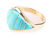 A Pair or Turquoise Earrings and a Ring - 5