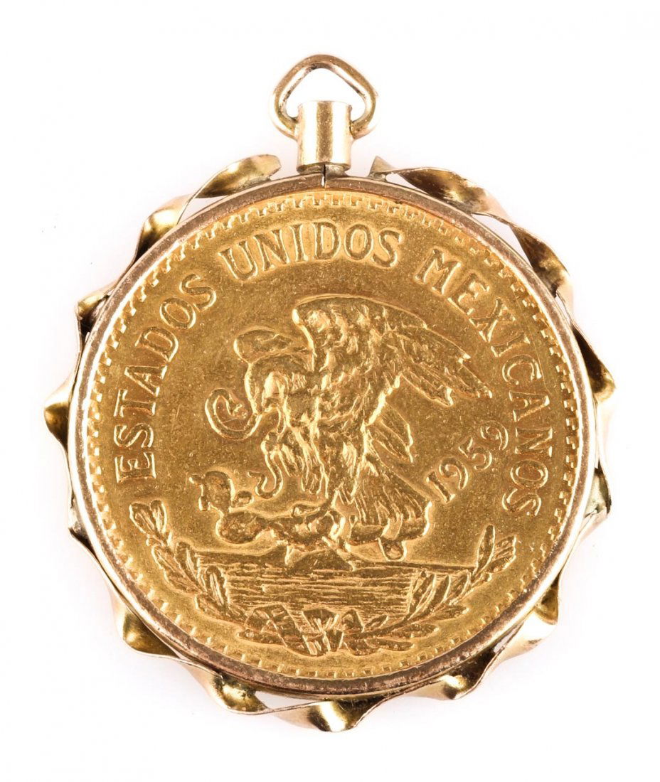 A Mexican Gold Coin Pendant (1 of 2)