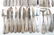 Assorted sterling silver flatware & a salt shaker - 2