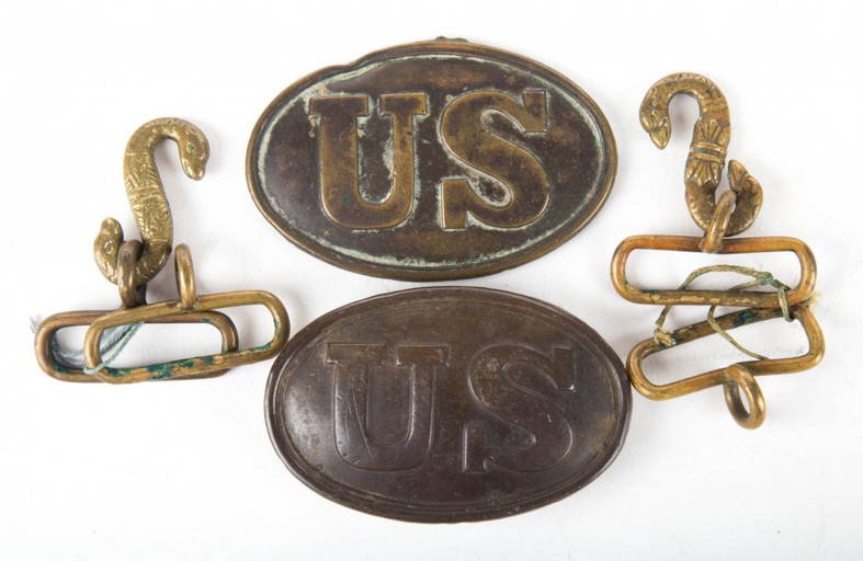 Civil War Belt Buckles (4)