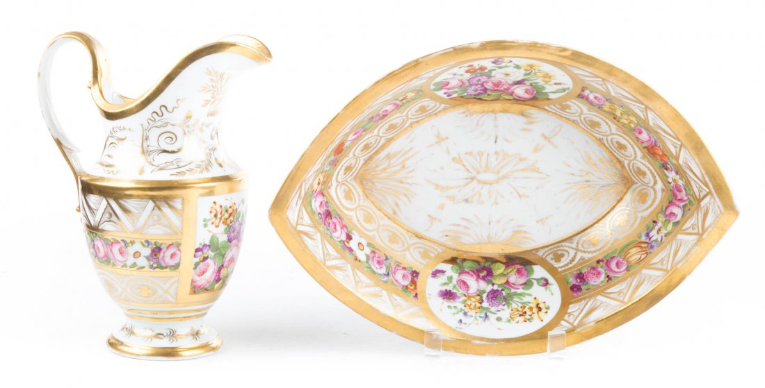 Paris Porcelain pitcher and basin (1 of 6)