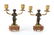 Pr of Napoleon III bronze figural candle holders