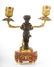 Pr of Napoleon III bronze figural candle holders - 2