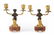Pr of Napoleon III bronze figural candle holders - 3