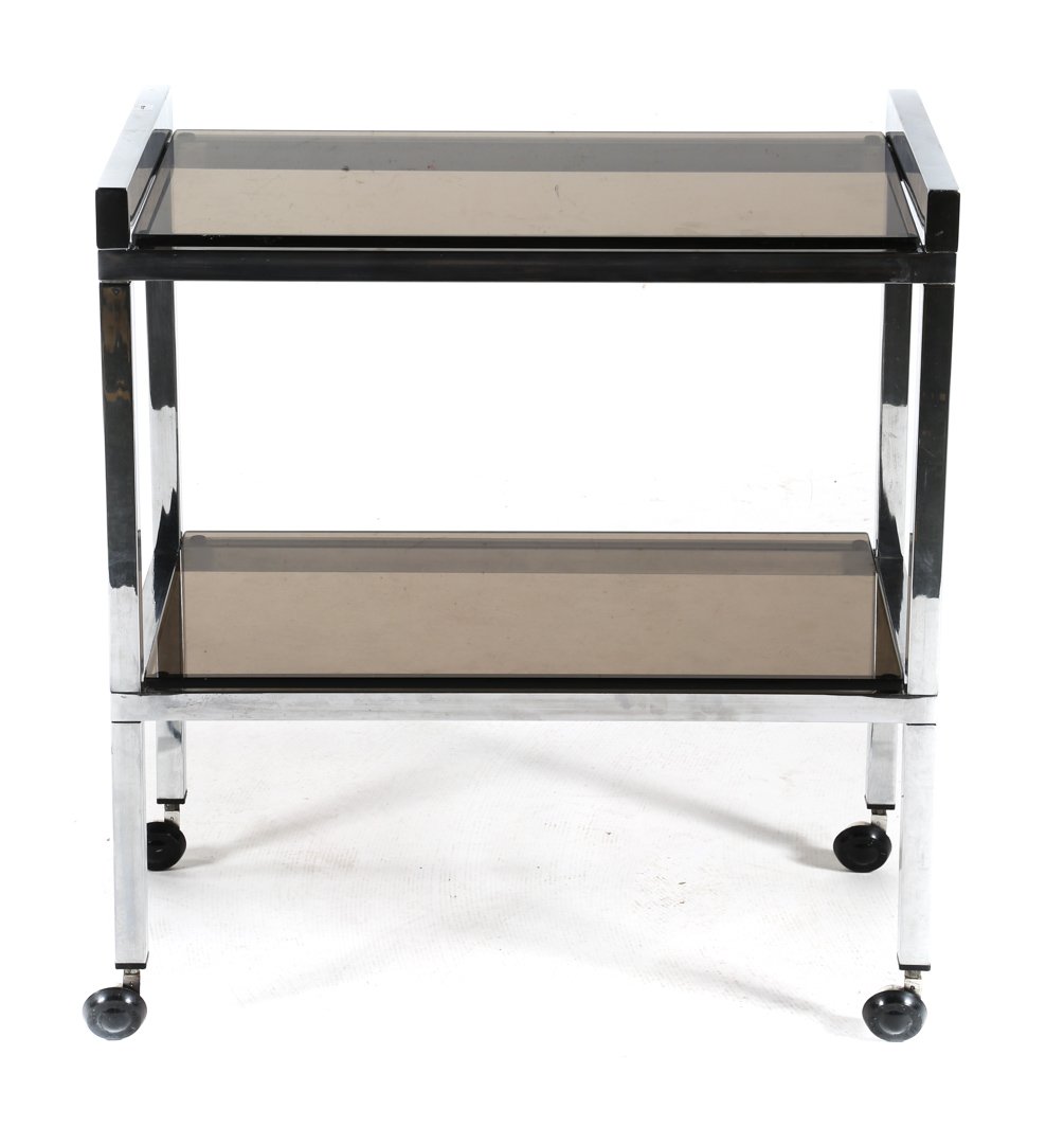 Milo Baughman style bar cart (1 of 3)