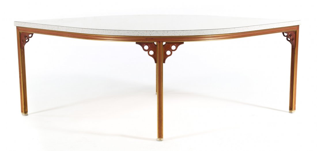 Troy Sunshade Hollywood Regency coffee table (1 of 5)