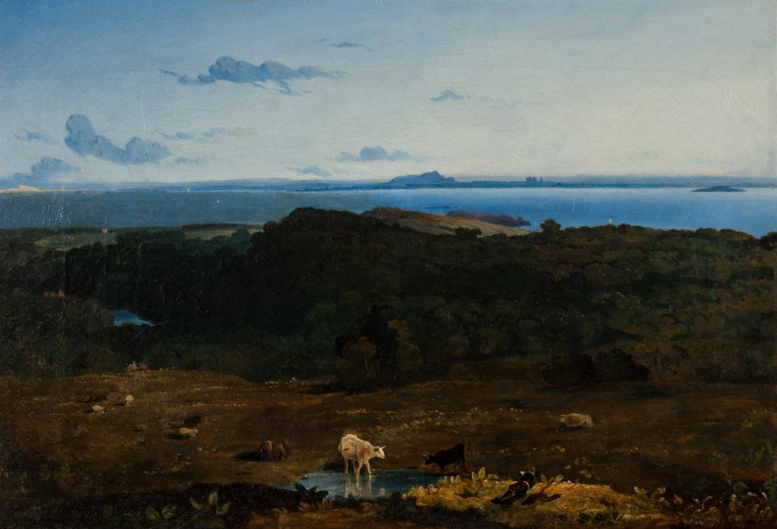 Francesco Lojacono. Paesaggio Siciliano, oil (1 of 5)
