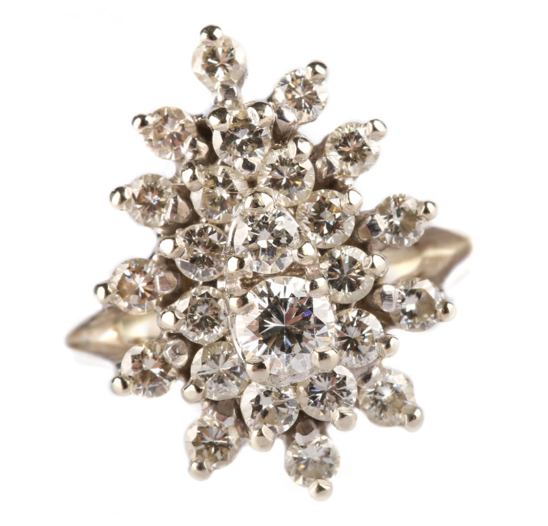 A Lady's Diamond Cocktail Ring (1 of 5)