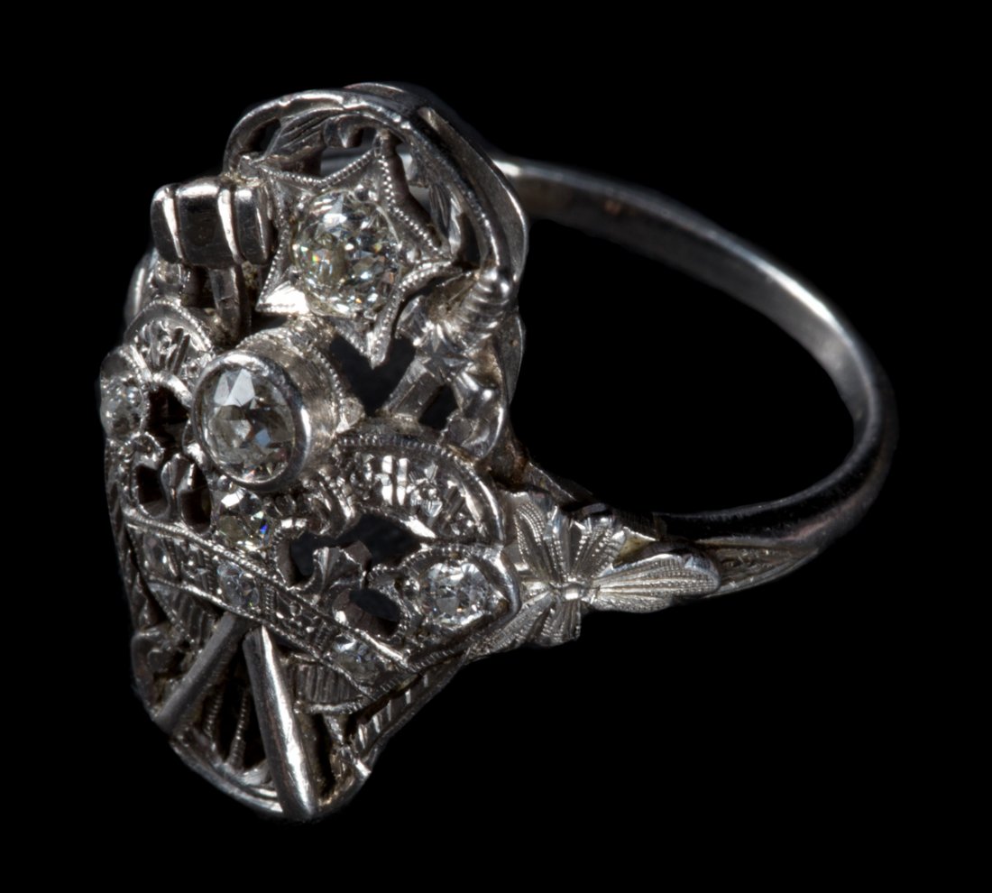 An Elizabethan Inspired Diamond Ring (1 of 3)