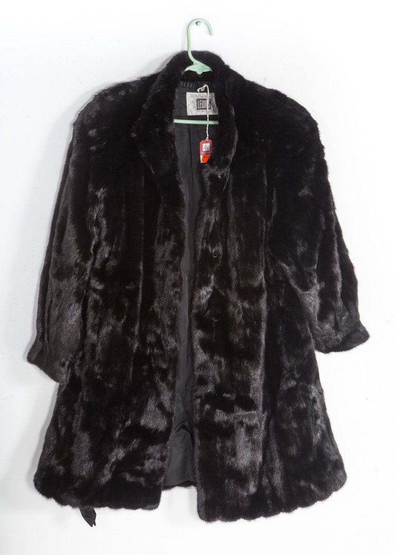 A Lady's Black Mink Coat (1 of 3)