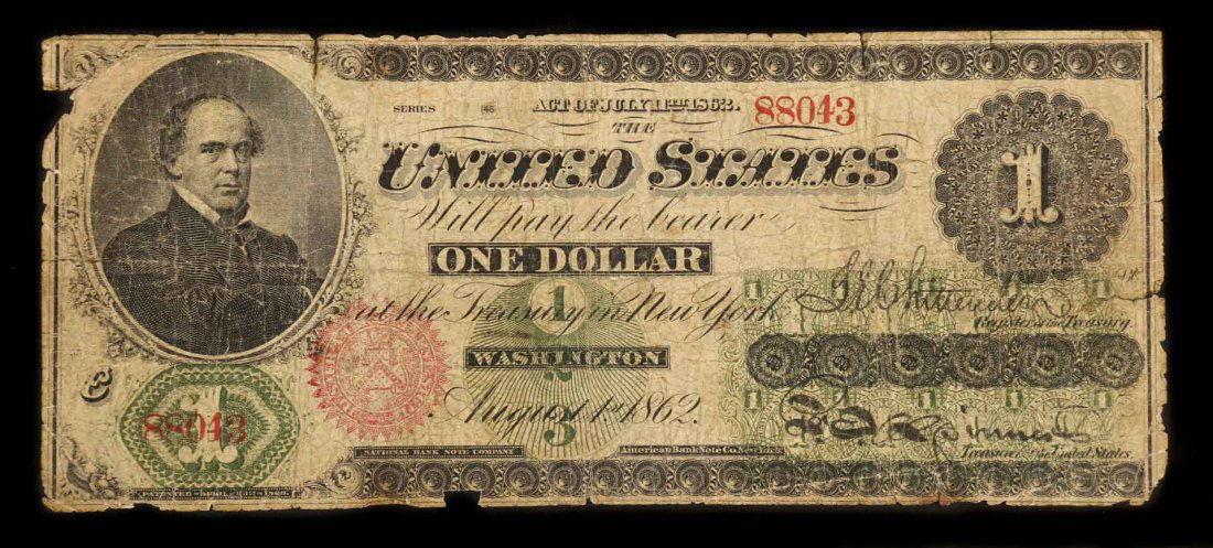 Fr. 17a Series 146 1862 $1 Legal Tender Note (1 of 2)