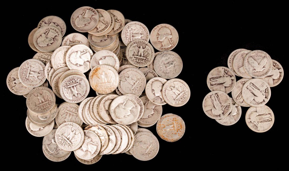 [USA] Older Washington Silver Quarters, 1934-1950 (1 of 5)