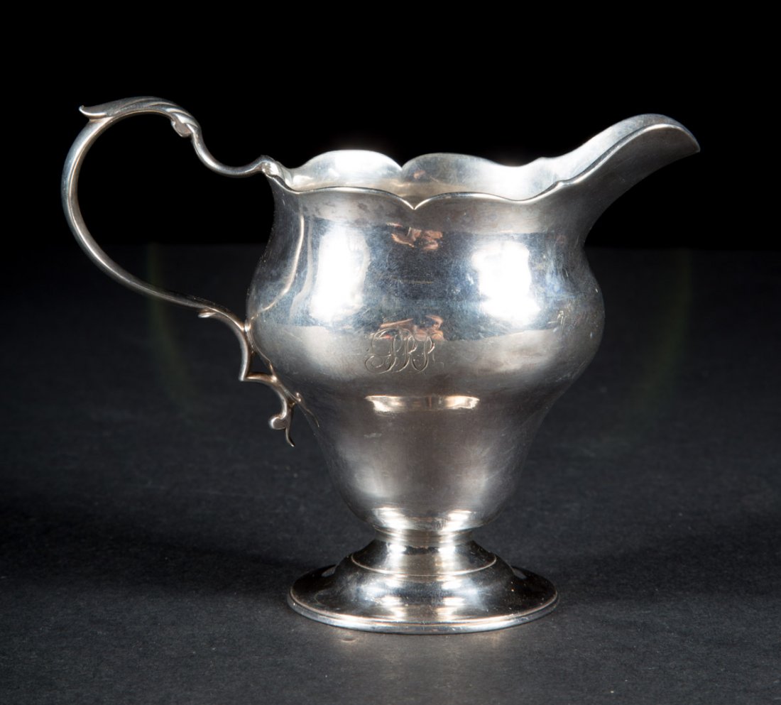 Early American silver cream pitcher Philadelphia (1 of 3)