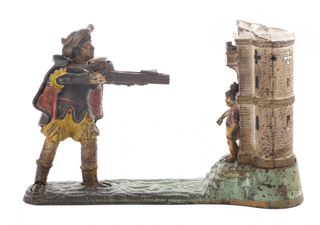 J. & E. Stevens William Tell mechanical bank (1 of 4)