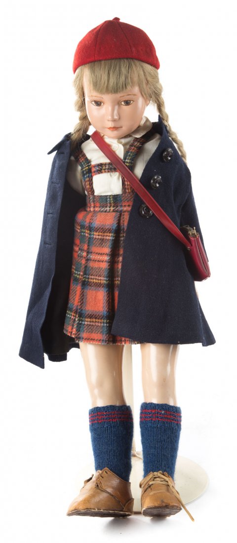 Effanbee composition school girl doll (1 of 4)
