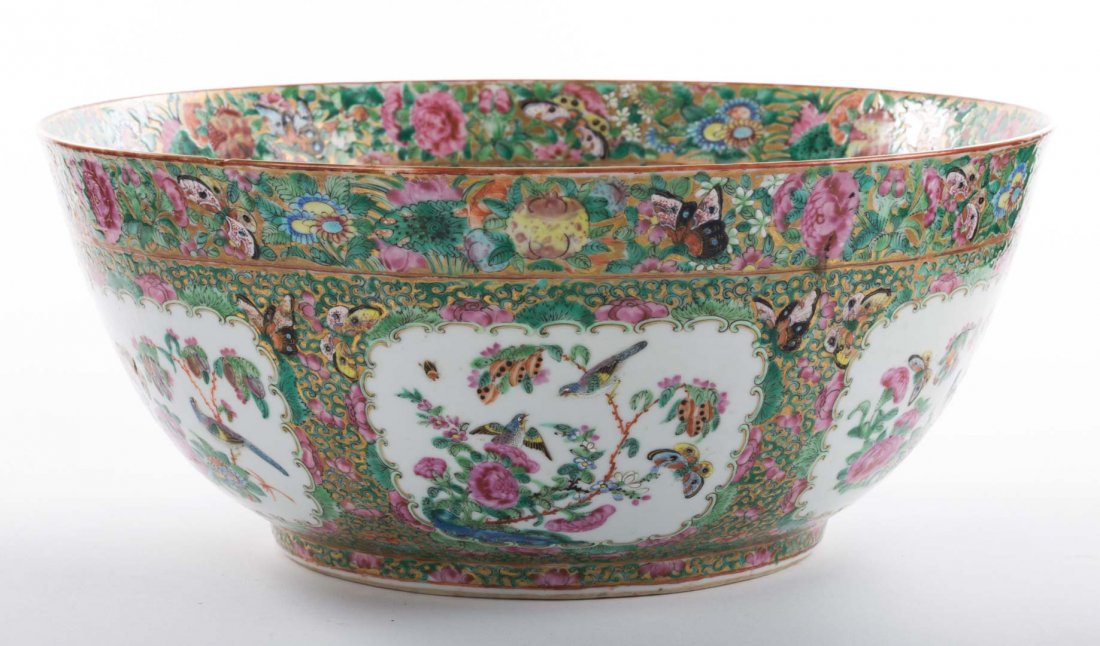 Chinese Export Rose Canton bowl (1 of 3)