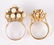 Two Lady's Cluster Rings - 5