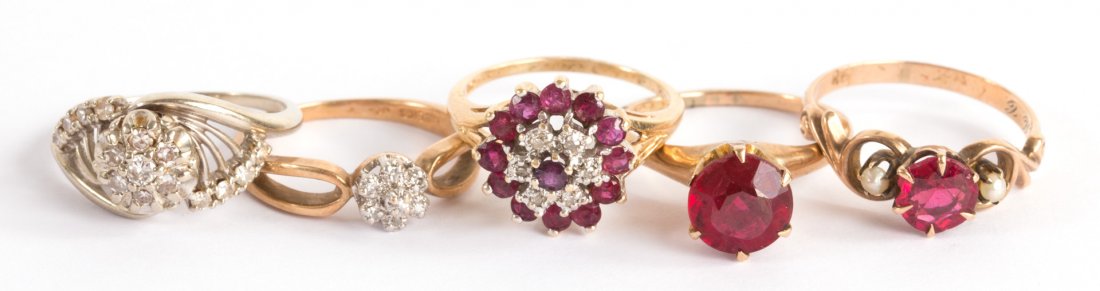Five Ladies' Rings (1 of 8)