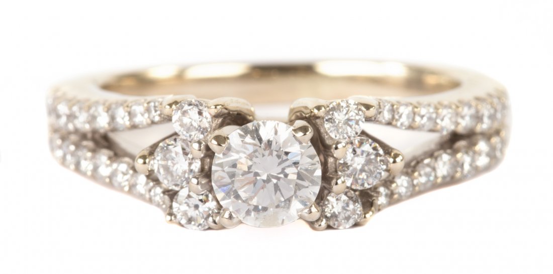 A Platinum & Diamond Engagement Ring (1 of 3)
