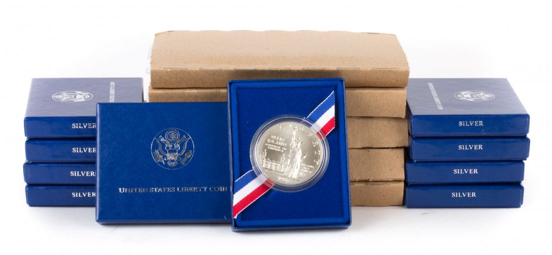 [US] 1986 Statue of Liberty Silver Dollars (1 of 5)