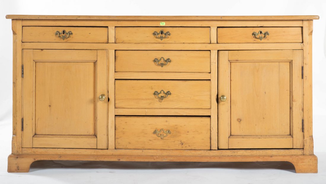 Anglo-Irish scrubbed pine server (1 of 3)