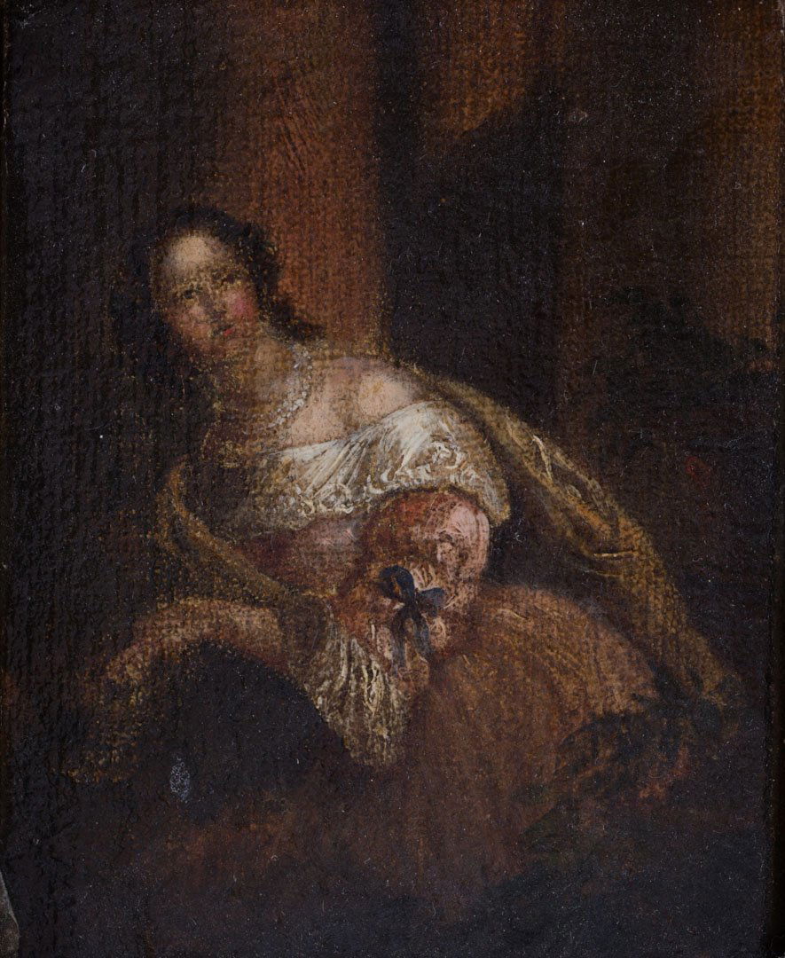 Continental School, 18th c. Woman in Pink, oil (1 of 3)