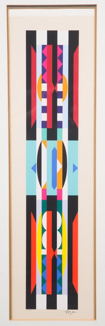 Yaacov Agam. Untitled Abstract, serigraph (1 of 4)