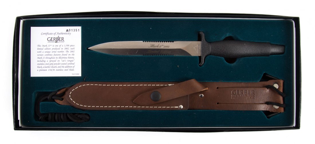 Gerber Mark V Limited Edition boxed knife: with sheath
