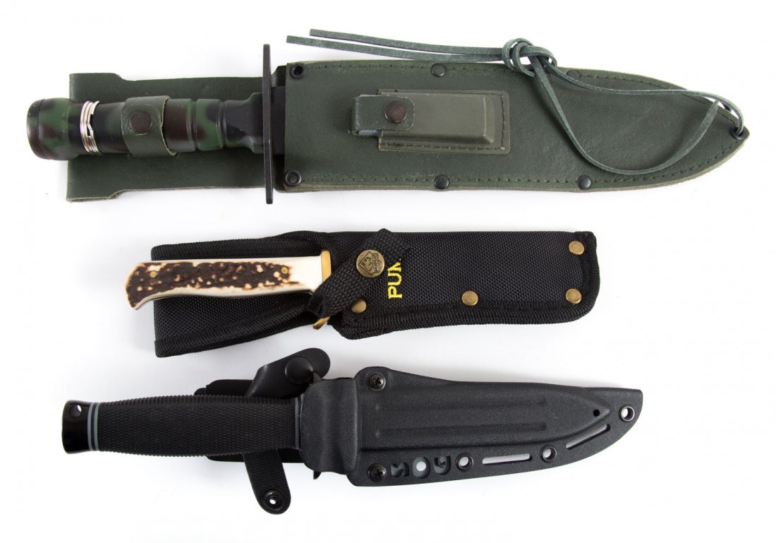 SOG specialty knives: and a Puma & Compass survival knife