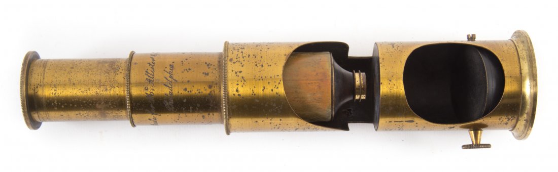 McAllister drum microscope Philadelphia 1875: with box