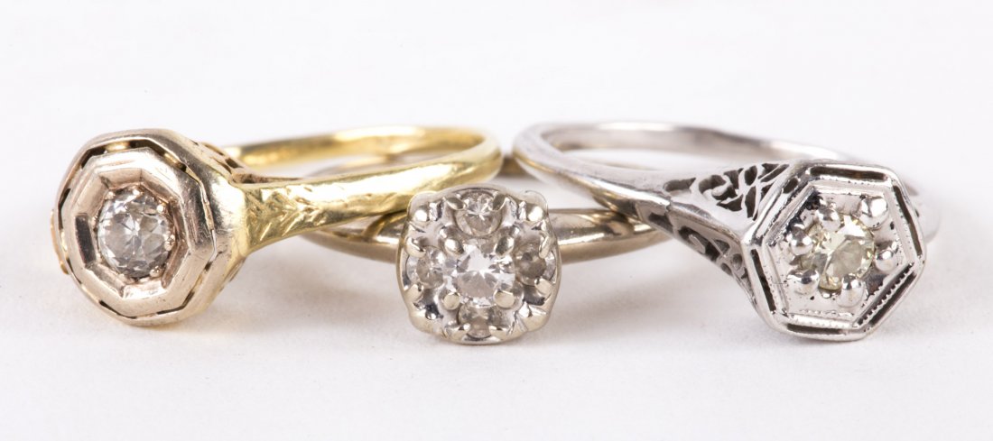 Three Ladies' Diamond Rings (1 of 4)