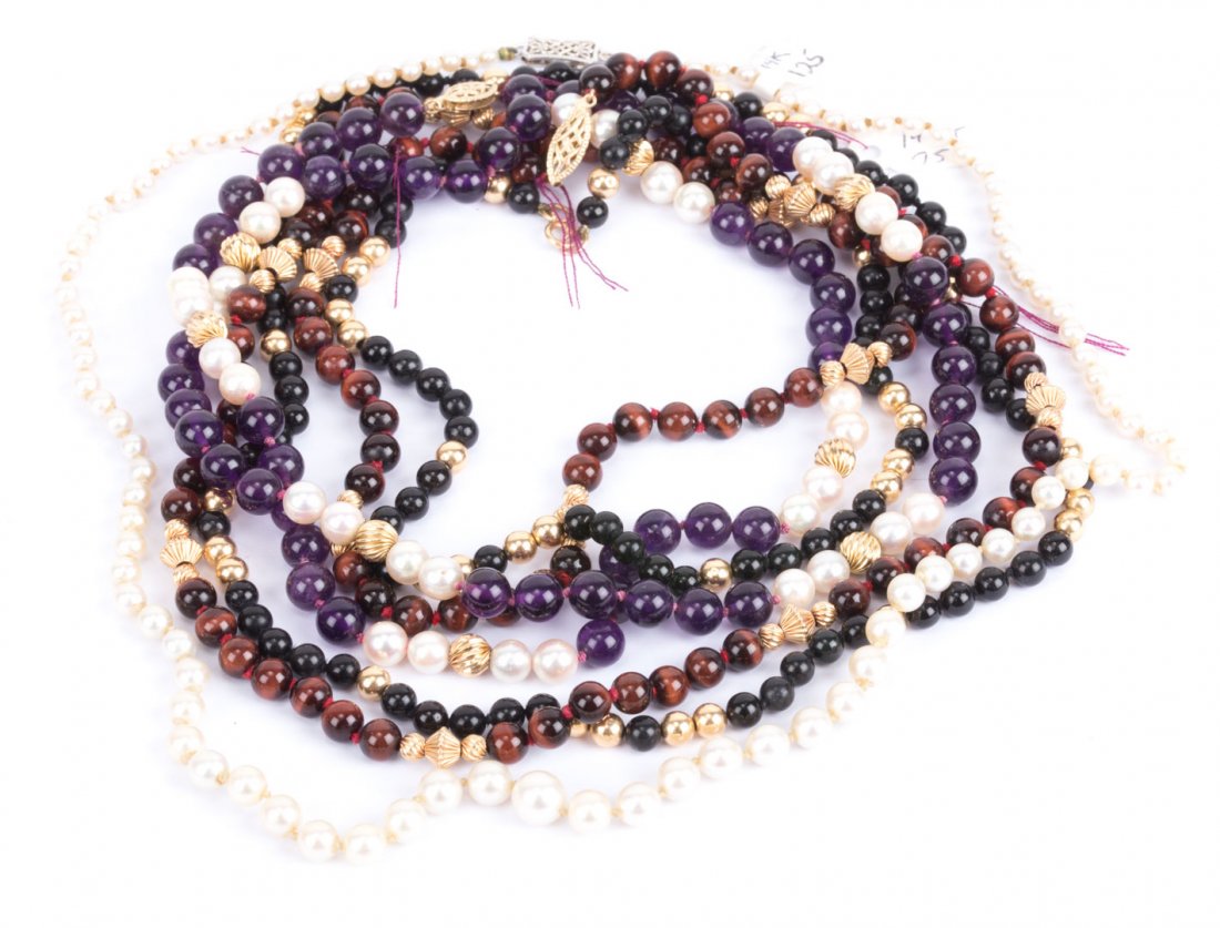 Four Beaded Necklaces (1 of 4)