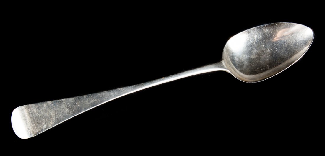 Georgian sterling stuffing spoon London 1820 (1 of 2)