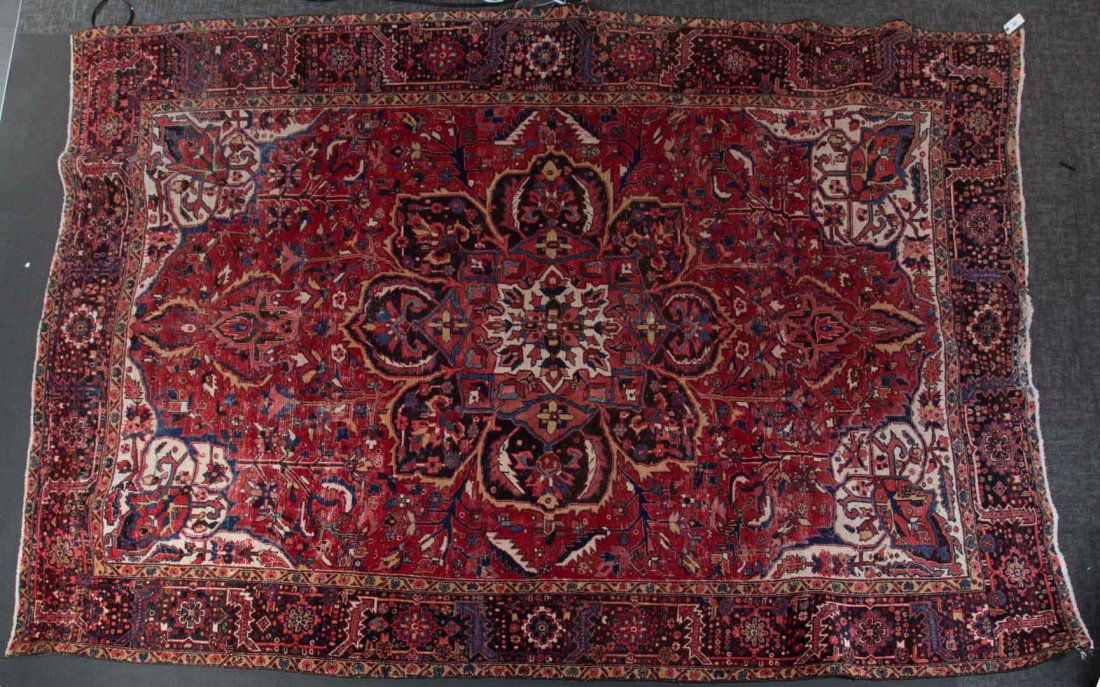 Persian Herez carpet, approx. 9.8 x 12.9 (1 of 5)