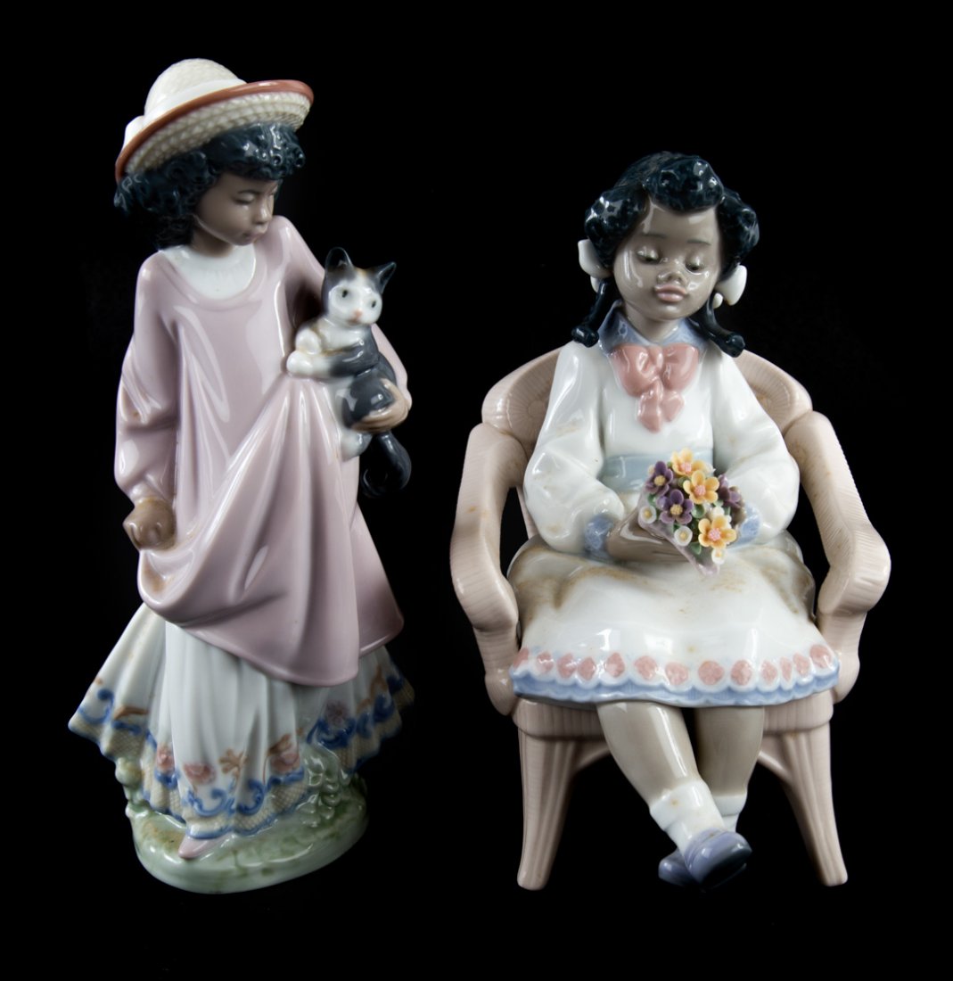 Two Lladro Black Legacy Collection figures (1 of 6)