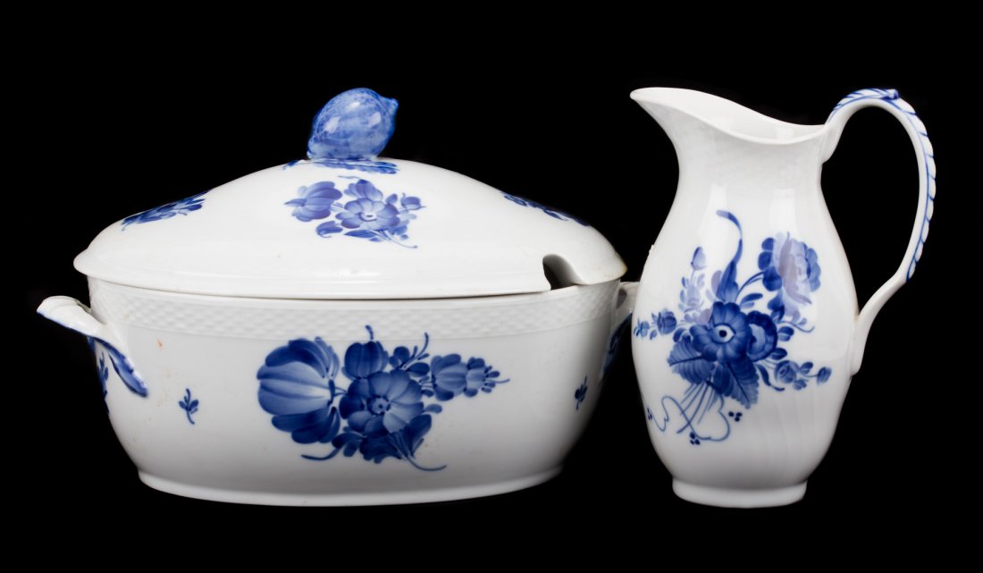 Royal Copenhagen soup tureen and pitcher (1 of 5)