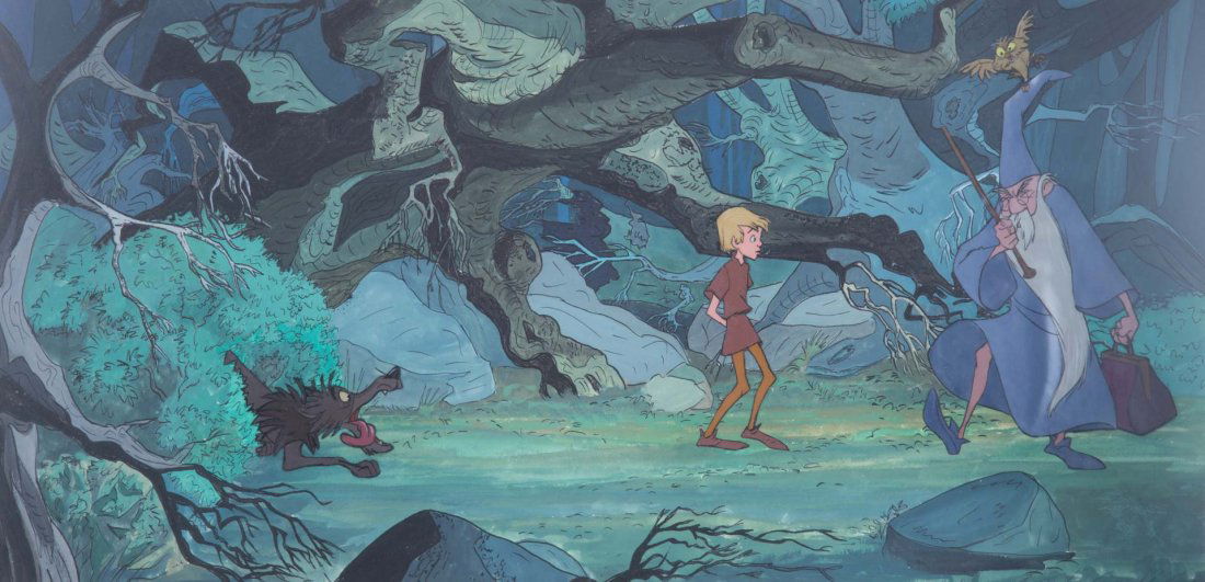 Disney autographed Sword in the Stone cel (1 of 5)