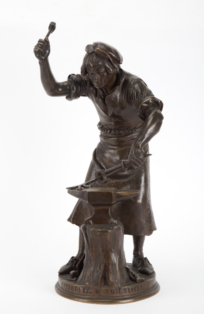 Etienne Gaudez. "Ferronier, 16th siecle," bronze (1 of 6)