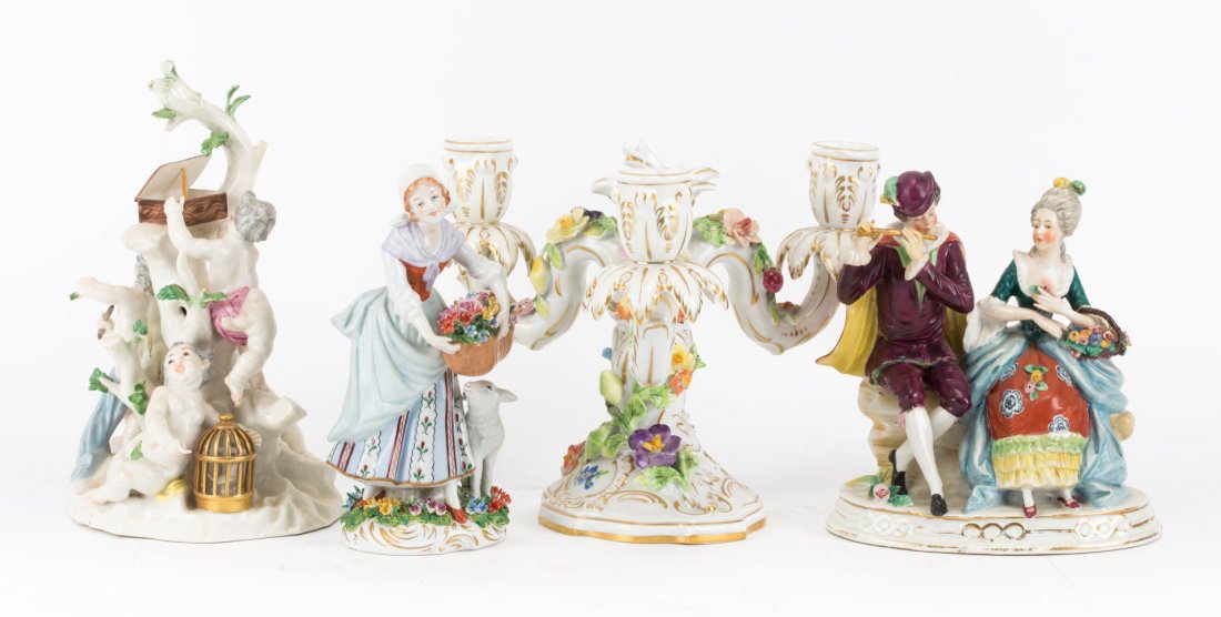 Four German porcelain articles (1 of 9)