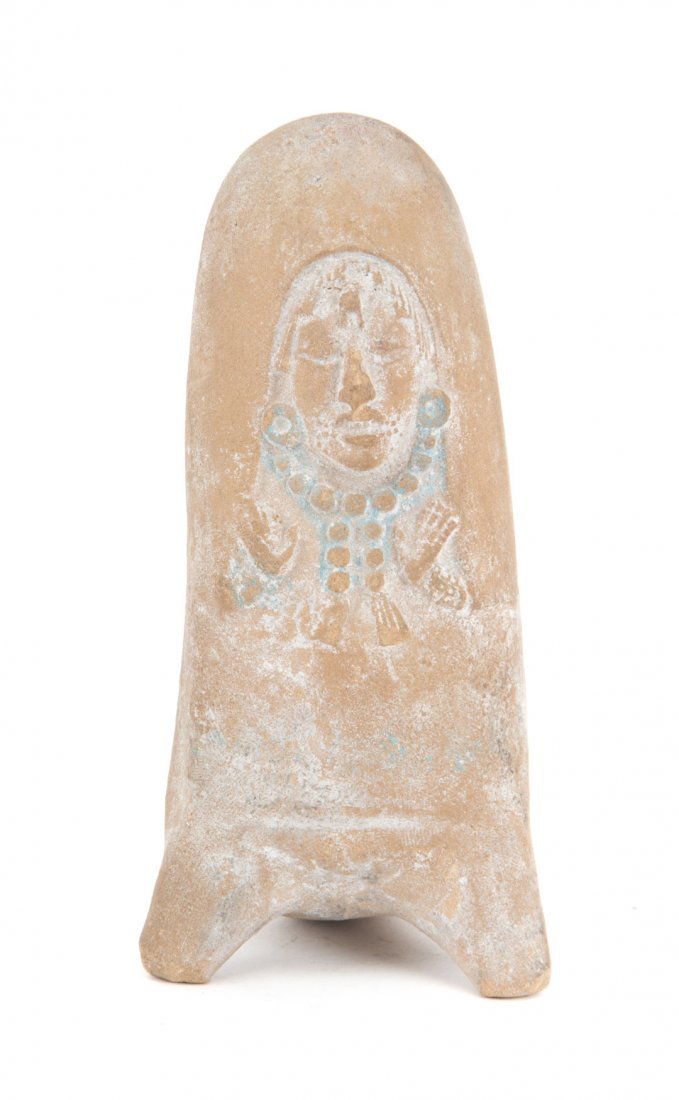Maya Jaina pottery figural whistle (1 of 4)