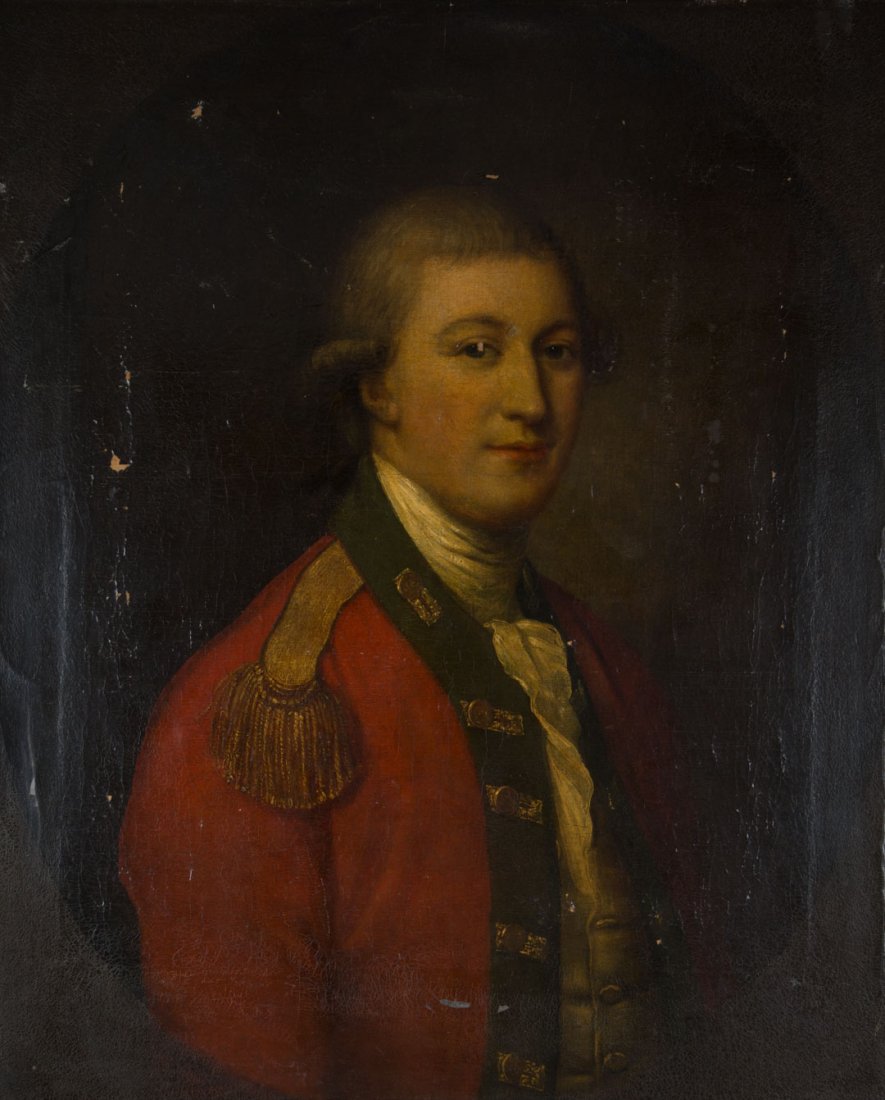 British School, 18th c. Portrait of an Officer (1 of 4)