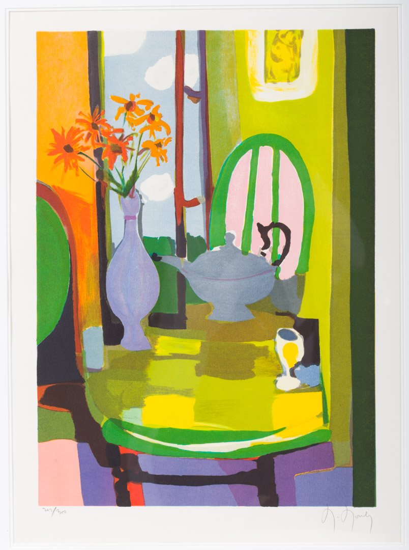 Marcel Mouly. Still Life, color lithograph (1 of 4)