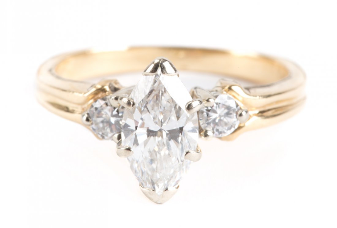 A Lady's Diamond Marquise Ring (1 of 5)
