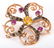 A Pair of Lady's Gemstone Brooches - 2