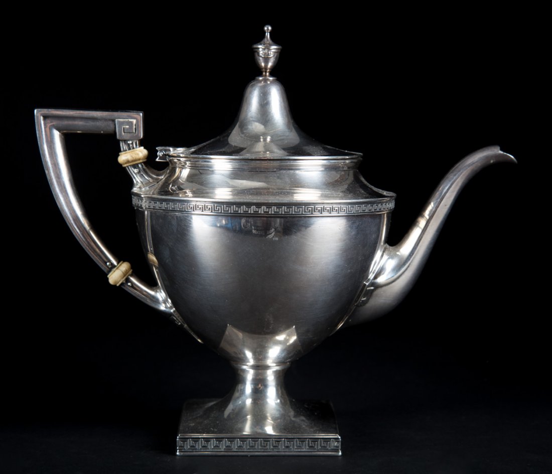 Gorham "Etruscan" sterling silver teapot (1 of 4)