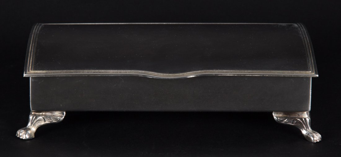 Italian silver jewelry box by Greggio (1 of 5)