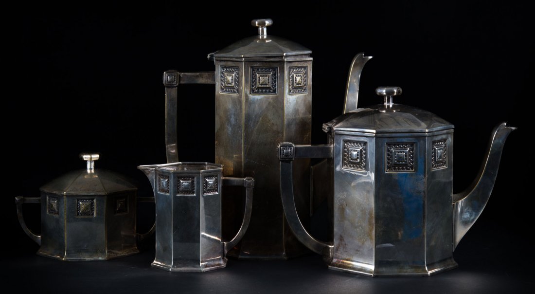 German Orivit Art Deco style coffee & tea service (1 of 8)