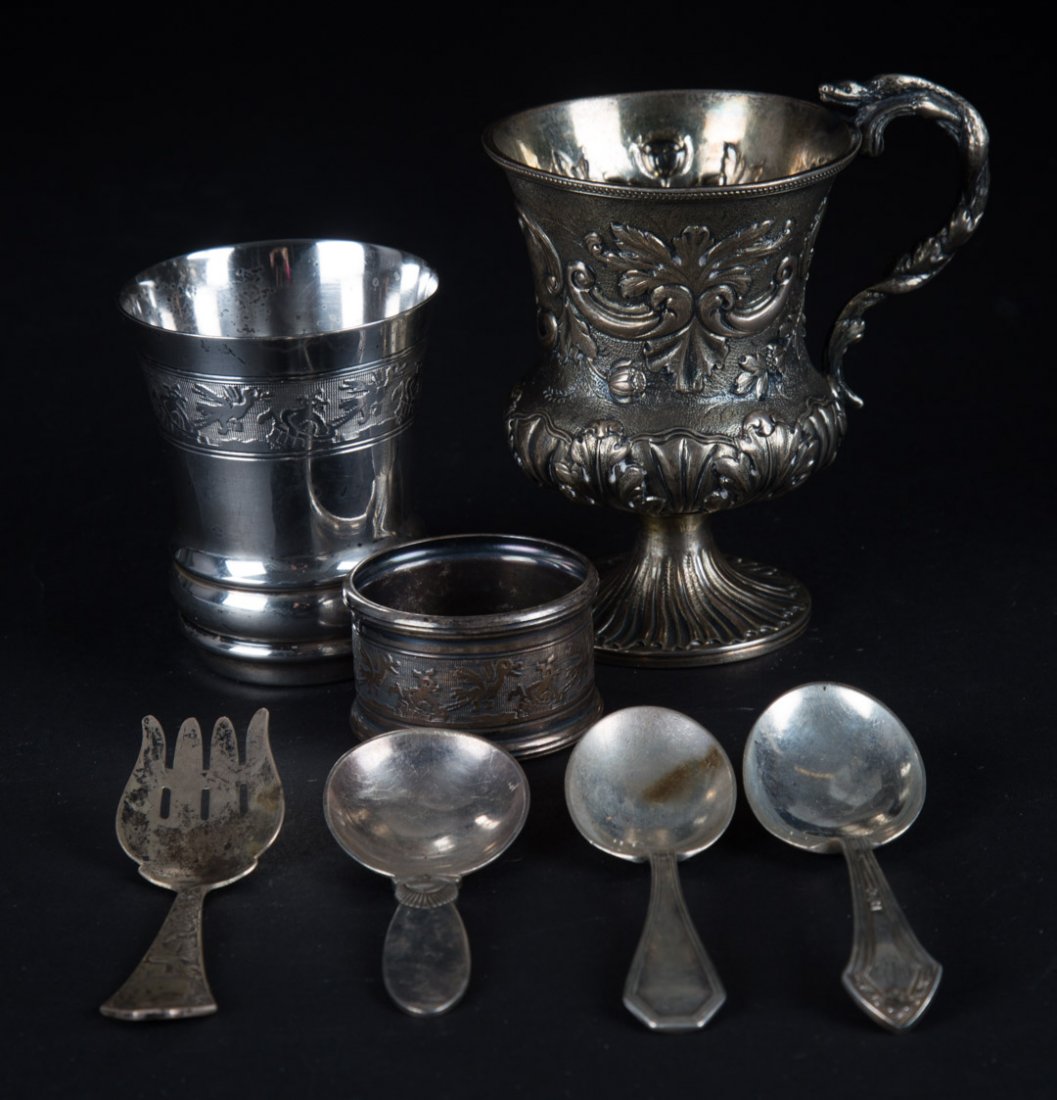 American & Continental silver child's items (1 of 7)