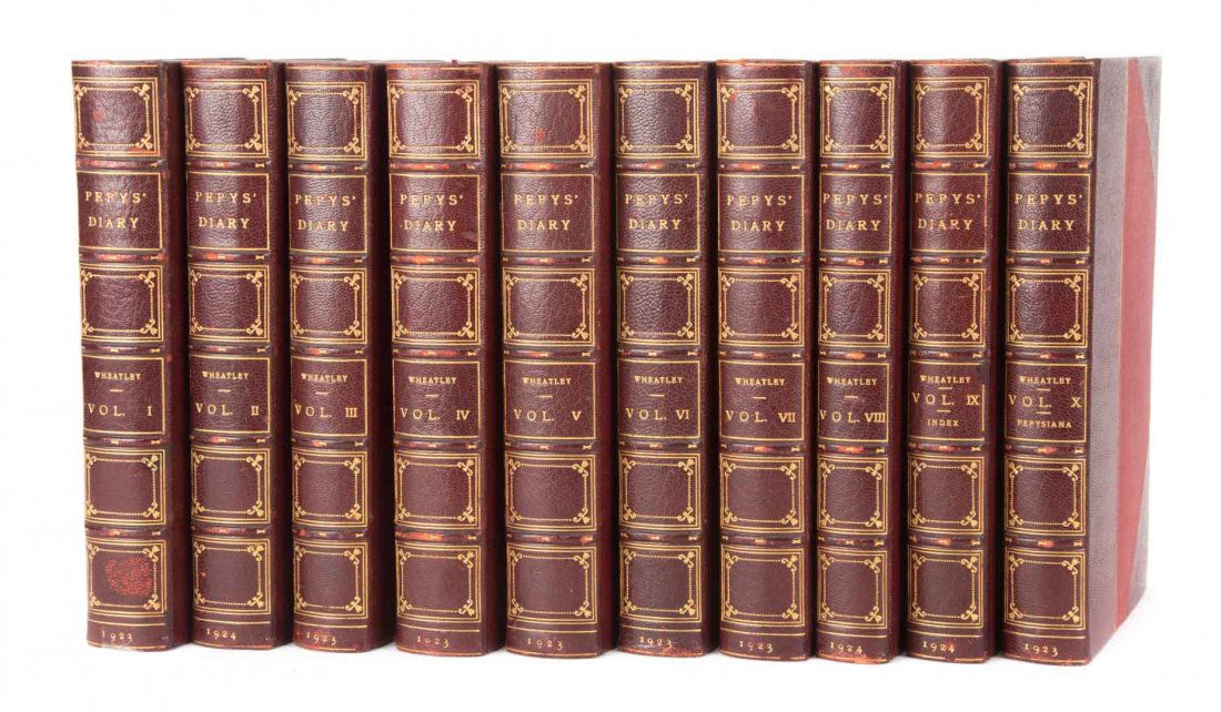 [Books] Diary of Samuel Pepys, 10 vols. (1 of 5)