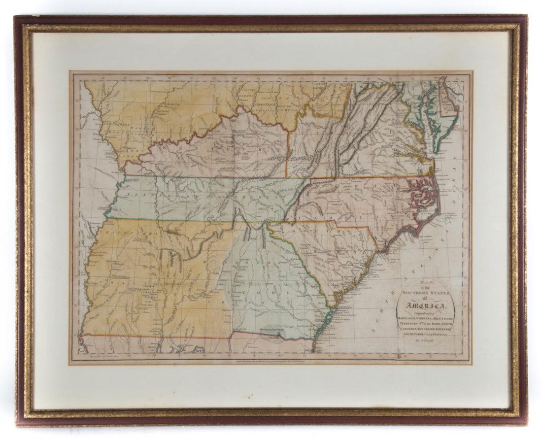 [Map] Southern States of America (1 of 4)